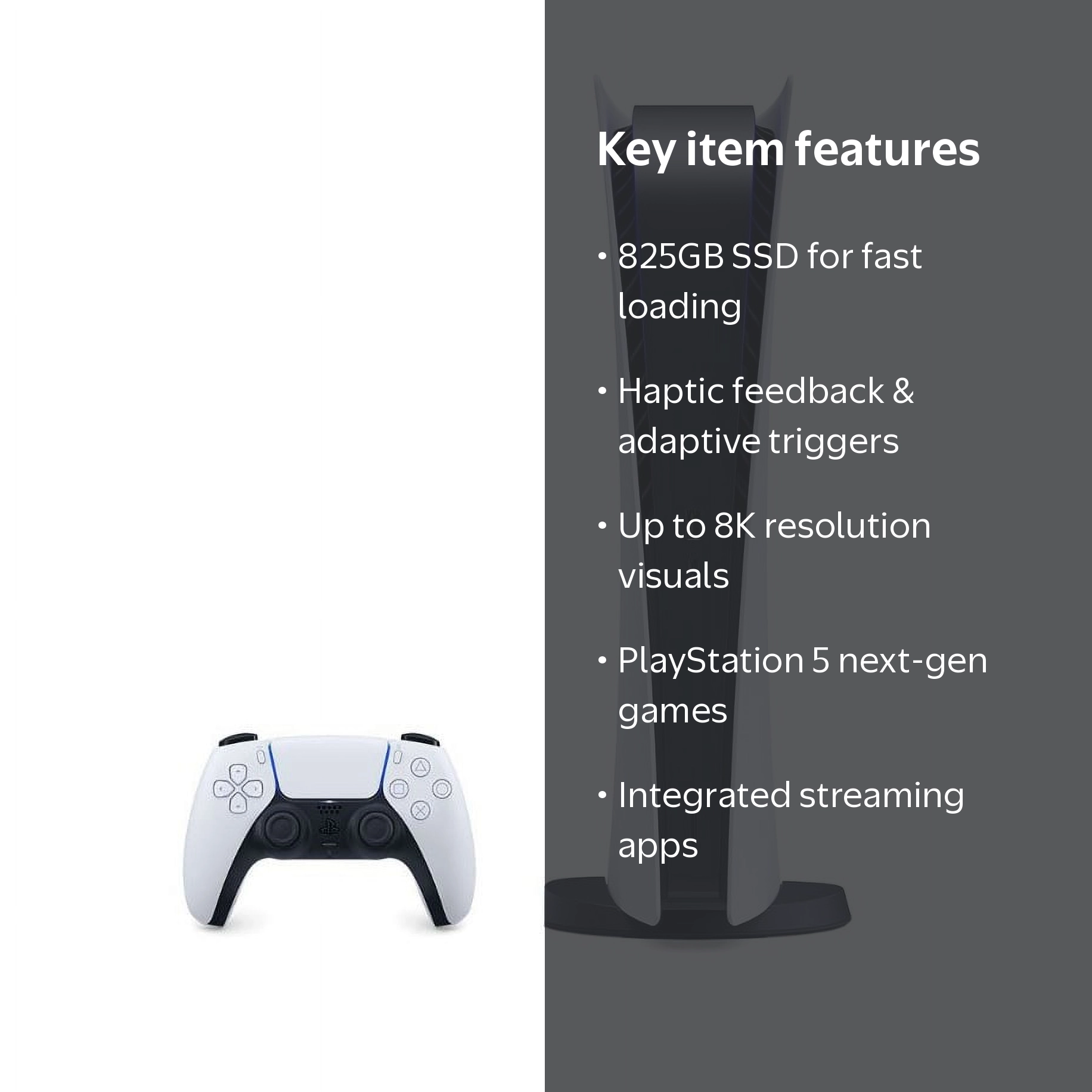 Sony PlayStation 5 PS Digital Edition Console 825GB Model# 3006649