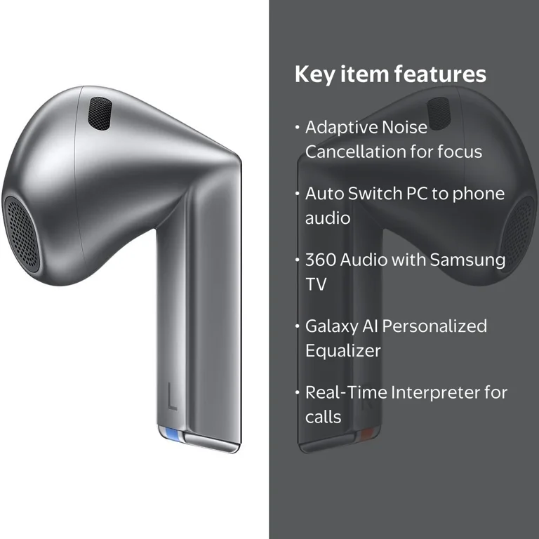 Samsung Galaxy Buds3 In-Ear Noise Cancelling True Wireless Earbuds