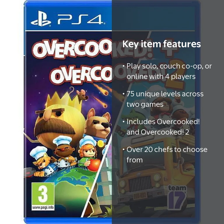 Overcooked! + Overcooked! 2 [PlayStation 4] - Walmart.com