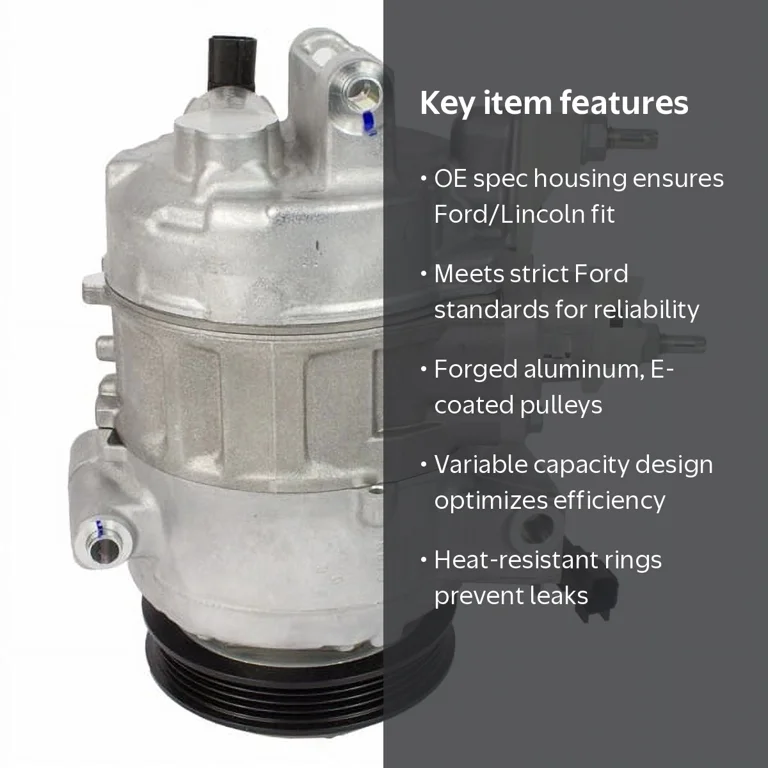 Motorcraft A/C Compressor YCC-430 Fits select: 2013-2018 FORD