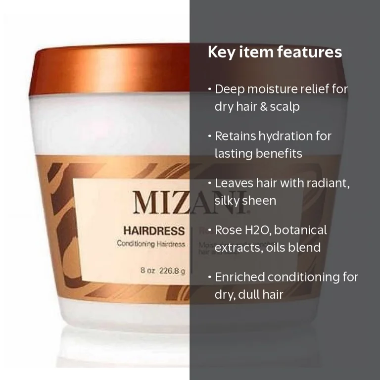 MIZANI, H2O Conditioning Hairdress, 8 oz, Moisturizes and Adds