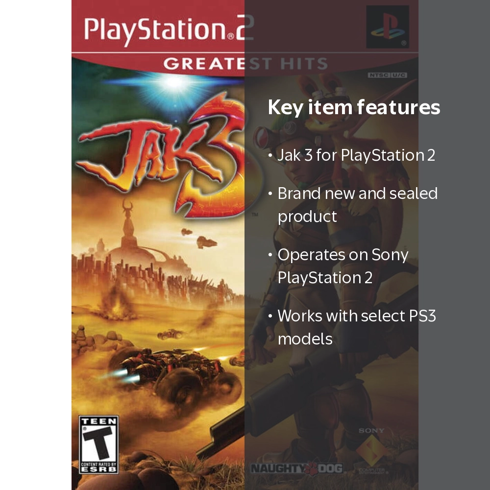 Sony, Jak 3 Factory, PlayStation 2 Game, Brand New, Sealed