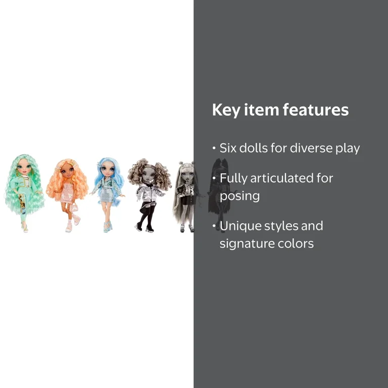 Rainbow High Shadow High Fashion Dolls - Madison Model (6 Count