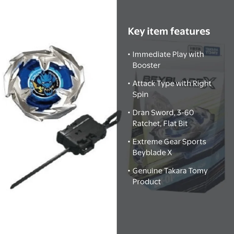 Takara Tomy Beyblade X Starter Dran Sword 3-60F Attack Type