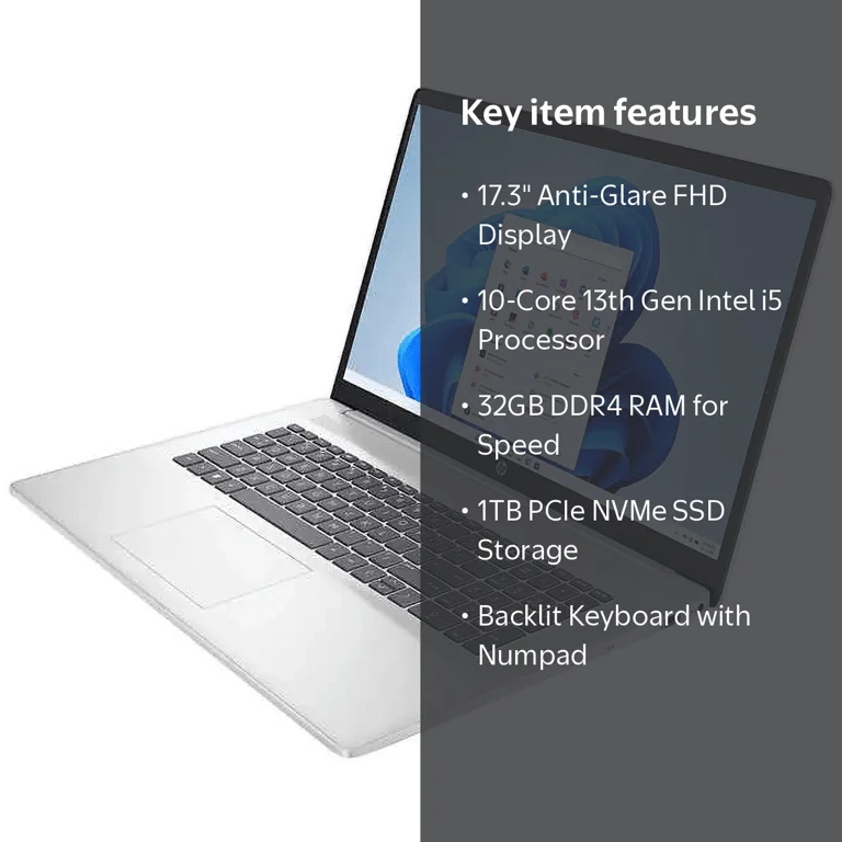 2024年3月 HP 美品 爆速 13世代 i5 32GB SSD 1TB 9 HP 17.3