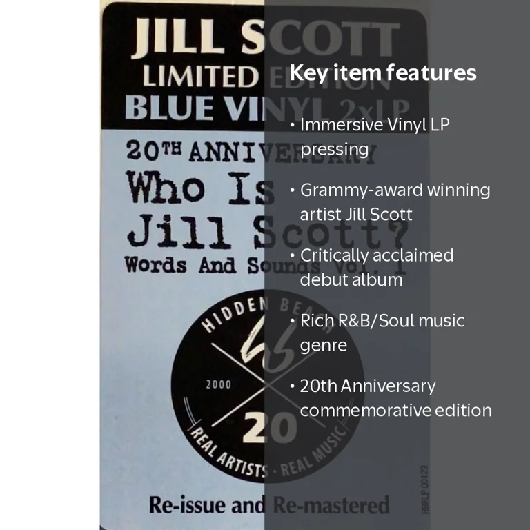 Jill Scott - Who Is Jill Scott: Words And Sounds, Vol. 1 - Music