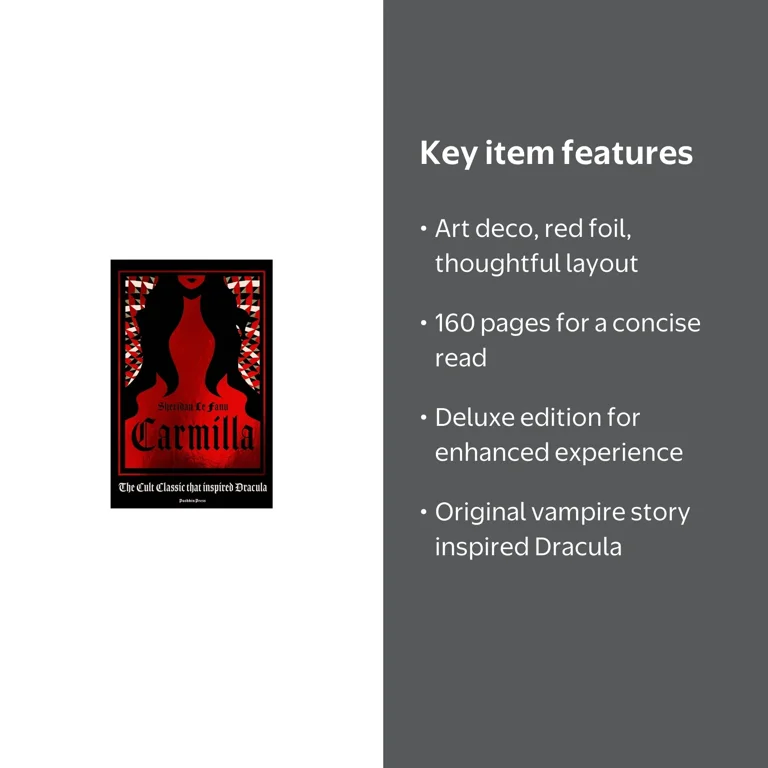 Carmilla Deluxe Edition: Gothic Horror Night Terror in Deep Beauty