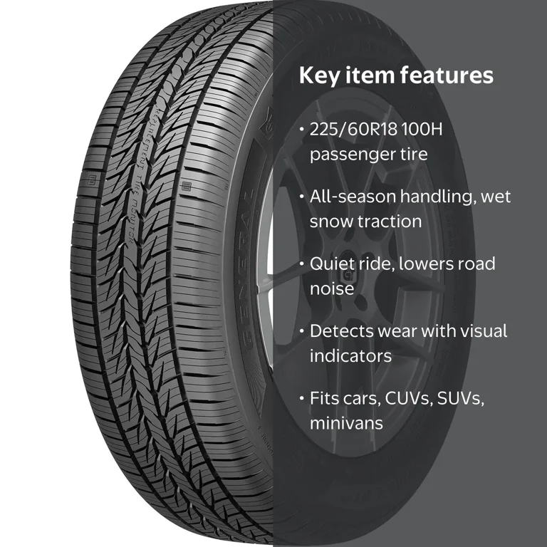 General Altimax RT43 All Season 225/60R18 100H Passenger Tire