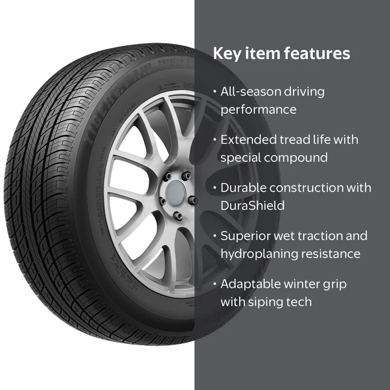 Uniroyal Tiger Paw Touring A/S (DT) 205/65R16 95H - Walmart.com