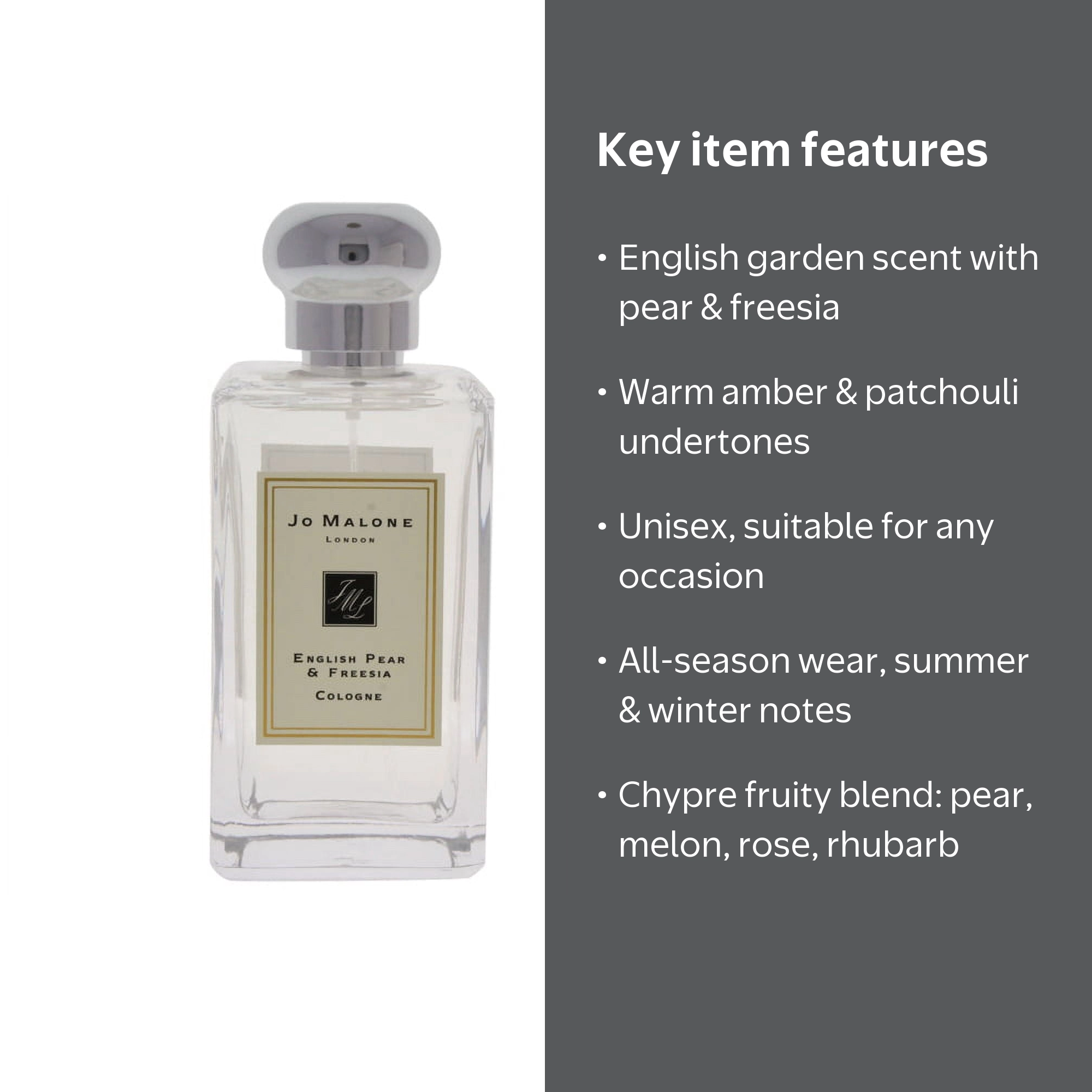 Jo Malone, Cologne Spray, 3.4 oz, English Pear & Freesia - Walmart.com