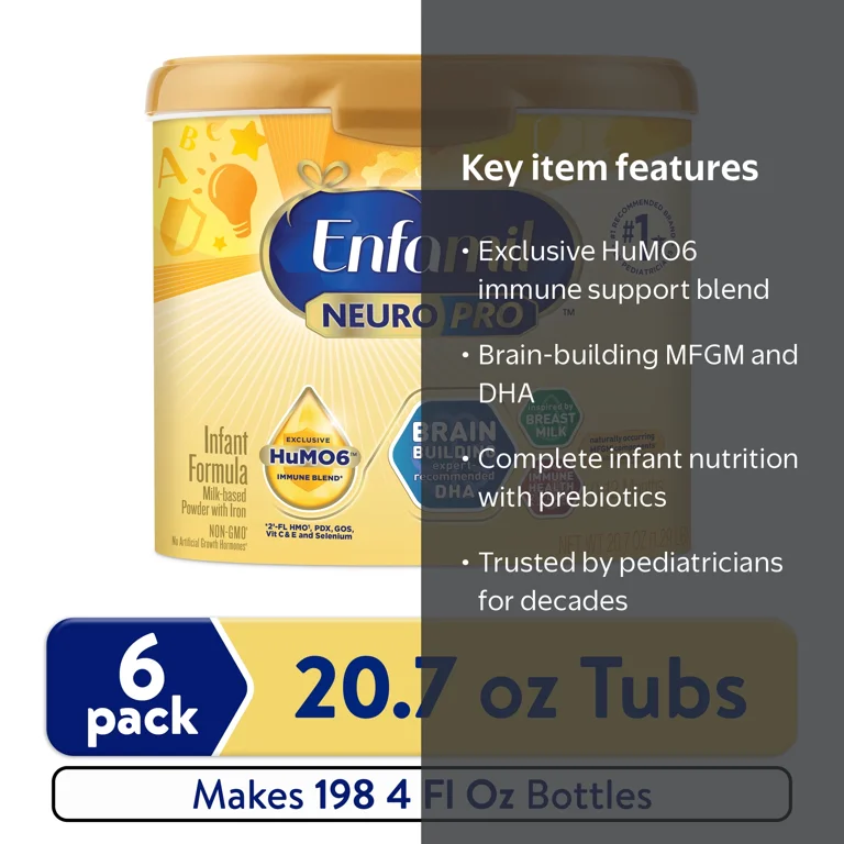 Enfamil NeuroPro Baby Formula, Brain Building Duo DHA & MFGM