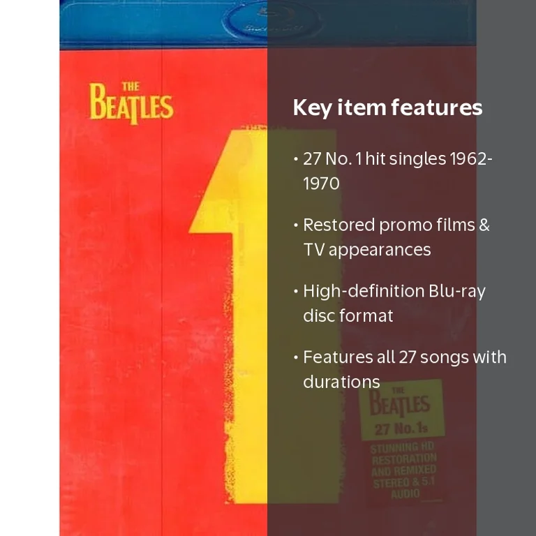 The Beatles: 1 (Blu-ray), Capitol, Music & Performance - Walmart.com