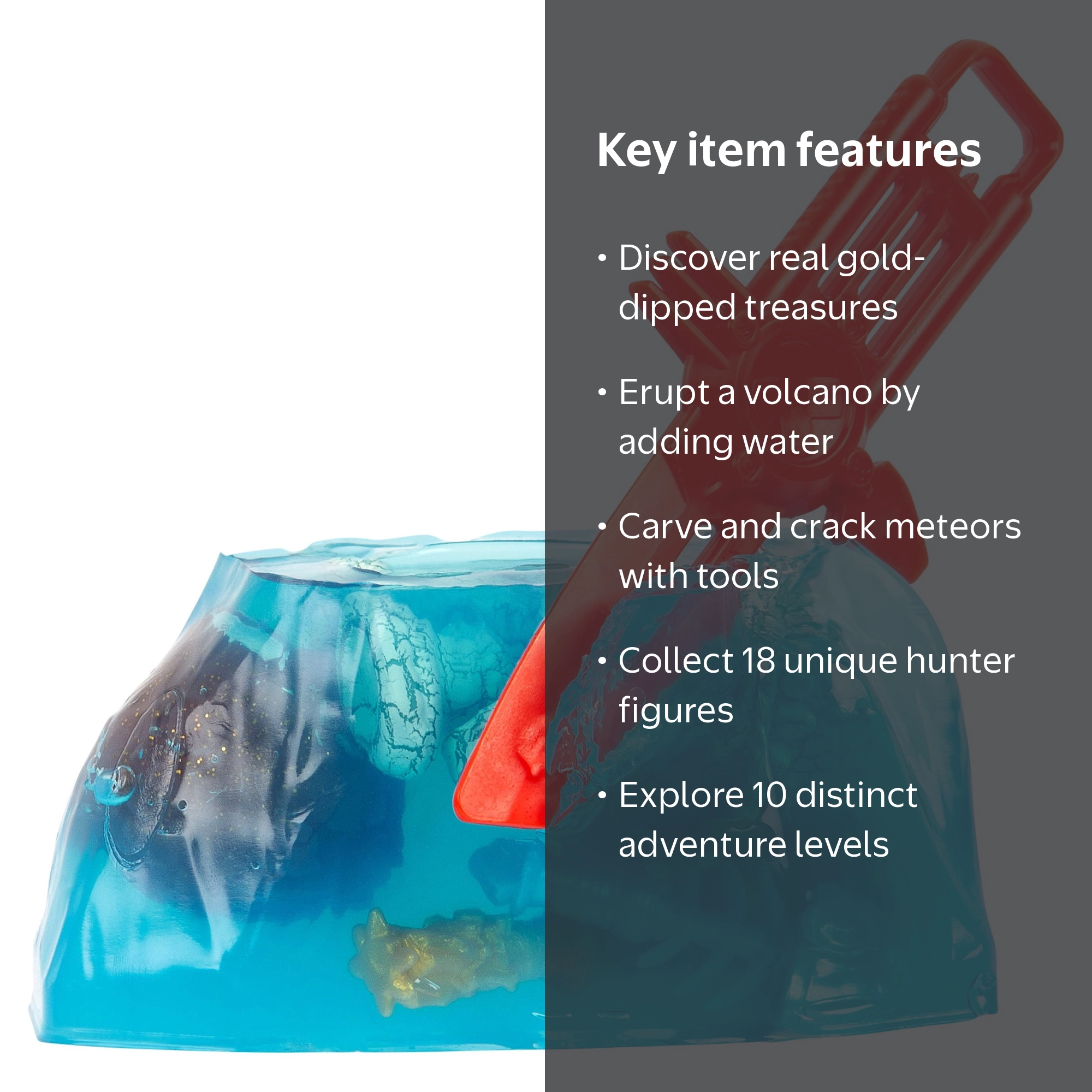 Treasure-X Fire Vs Ice Adventure Toy, Hunter Pack with Collectible