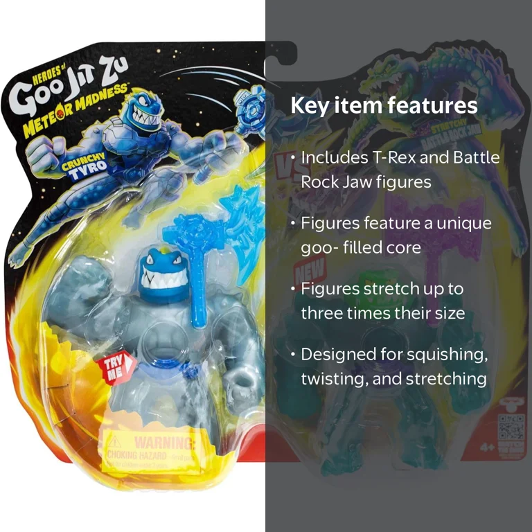 Heroes of Goo Jit Zu Meteor Madness Crunchy Tyro & Stretchy Battle