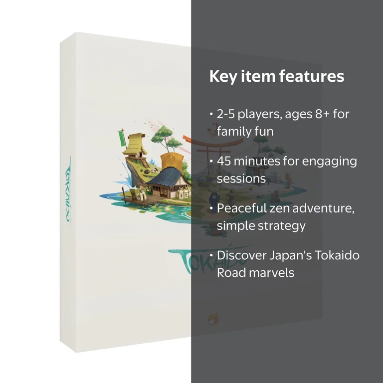 Funforge, Tokaido: Base Game 10th Anniversary Edition, Ages 8+