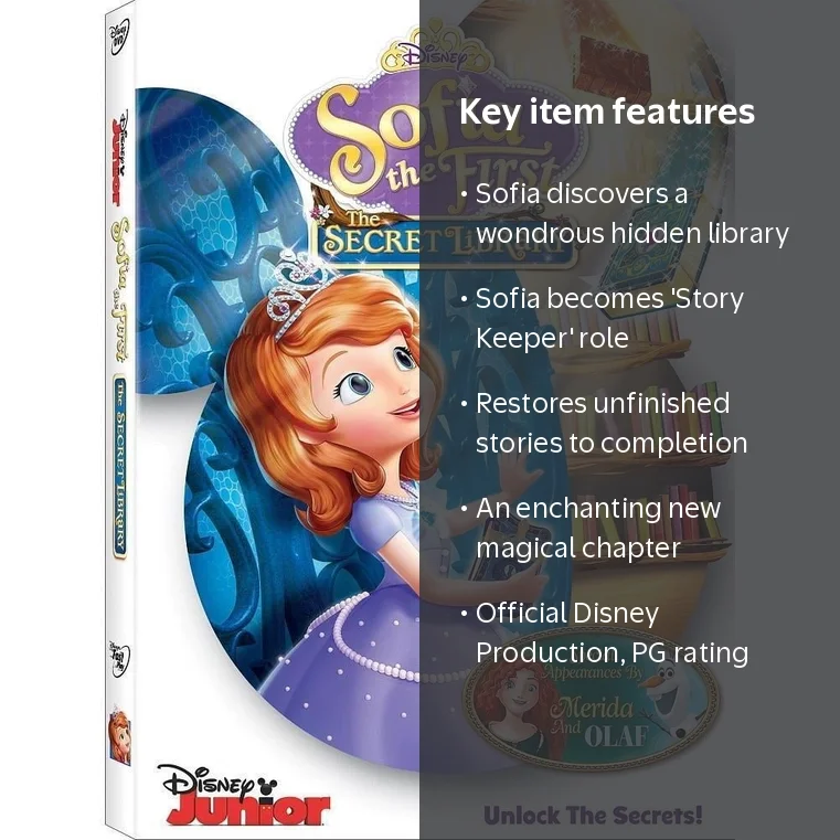 Sofia The First: Secret Library (DVD) - Walmart.com