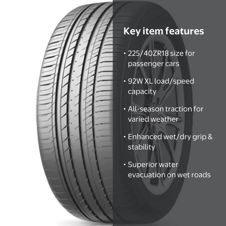 TBB TR-66 All Season 225/40ZR18 92W XL Passenger Tire - Walmart.com