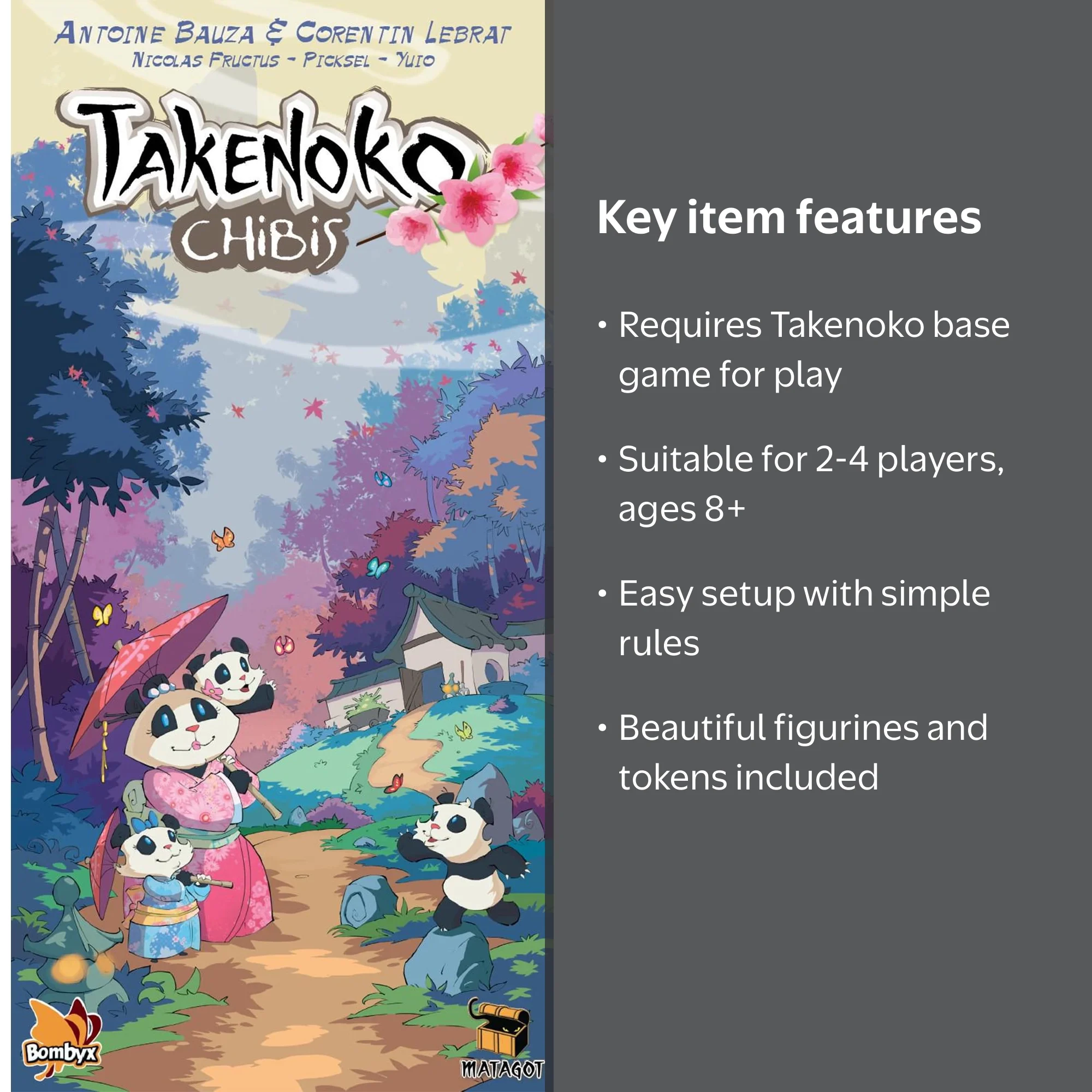 Takenoko Family Board Game: Chibis Expansion for Ages 8 and up