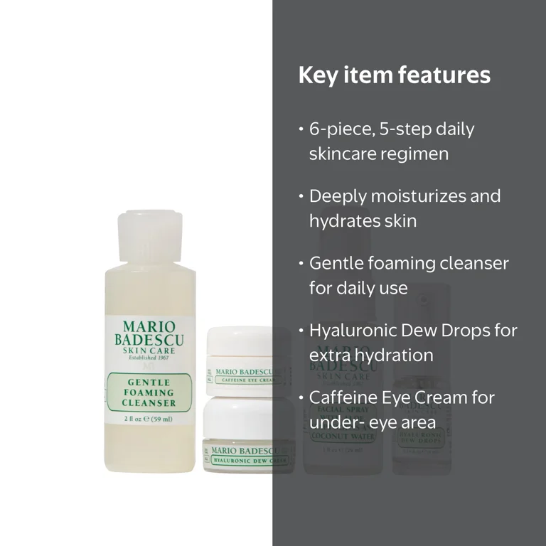 Mario Badescu Good Skin Is Forever and For All Dewy Kit, 6 Piece