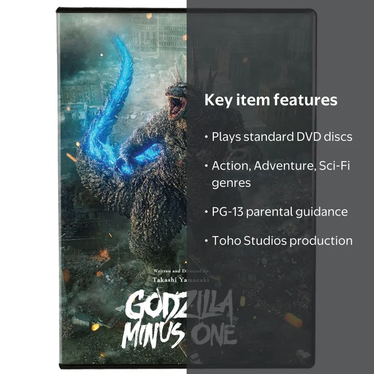 Godzilla Minus One DVD, Post-war Japan Monster Crisis, Action
