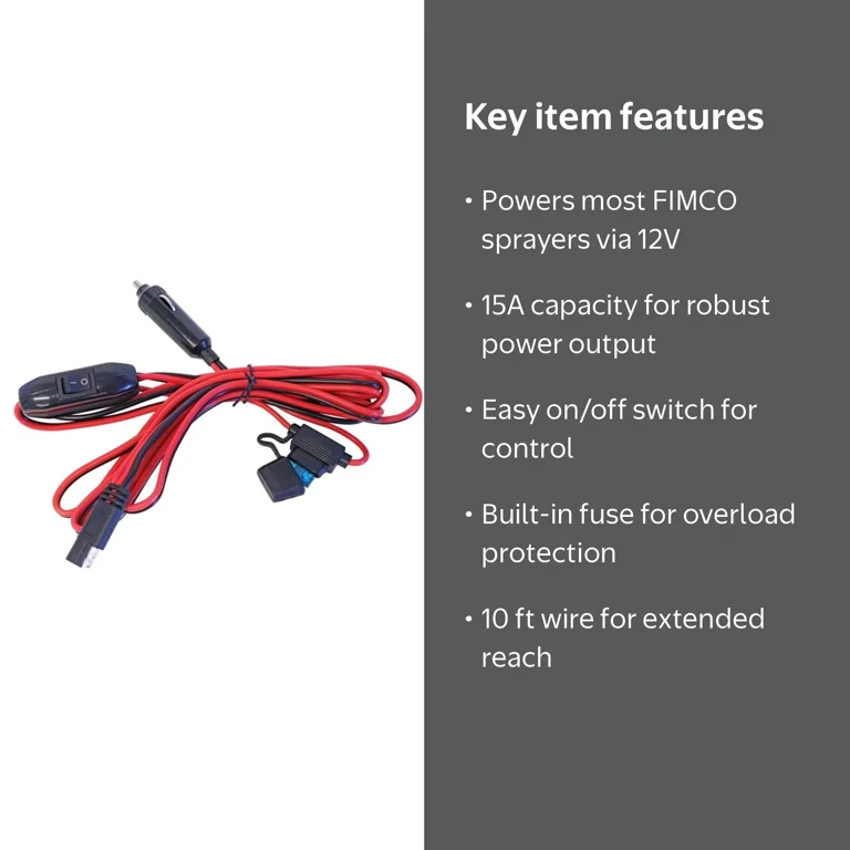 120 to cigarette lighter adapter 12V 120W AC DC Power Converter Car Socket Charger DC 12V/10A 120W DC connector FIMCO 7771786 120" Wire Assembly,