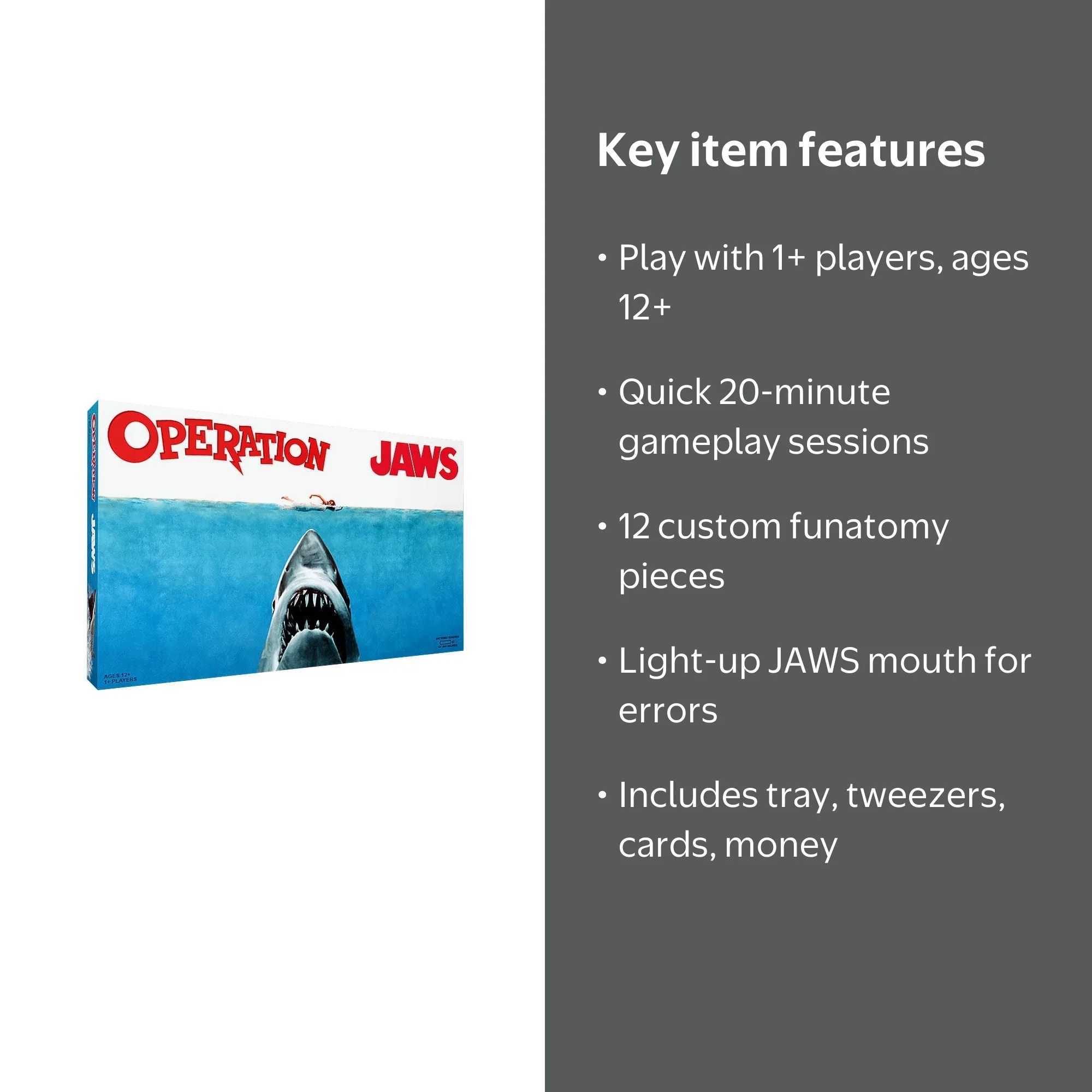 Operation: Jaws Board Game, Test Your Skills and Celebrate The