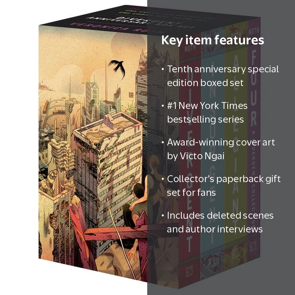 Divergent 10th Anniversary 4-Book Box Set: Divergent, Insurgent