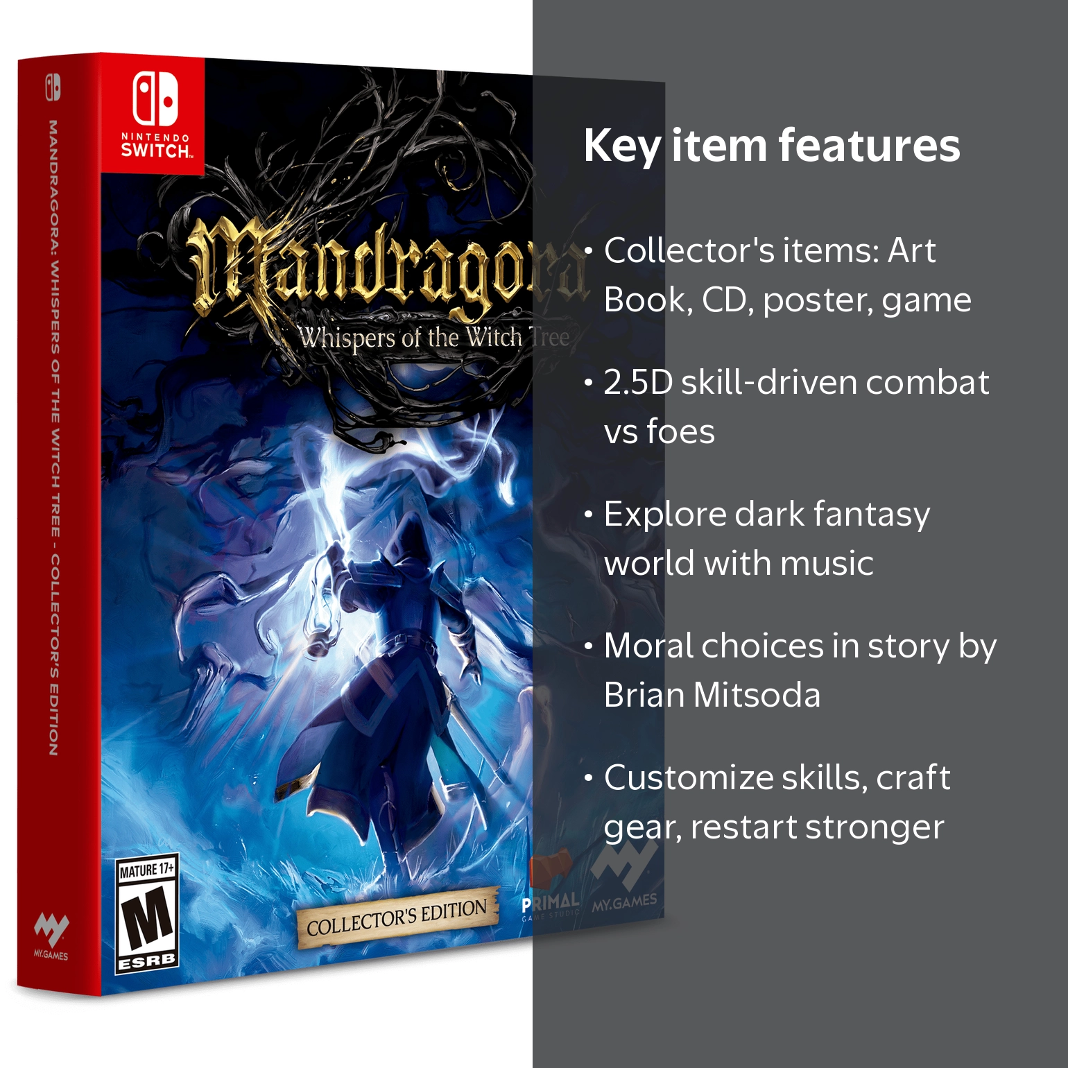 Mandragora Whispers of the Witch Tree Collectors Edition (Nintendo