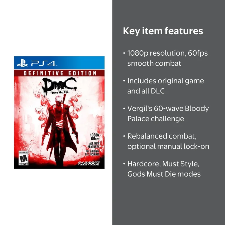 Devil May Cry: Definitive Edition Capcom Playstation 4