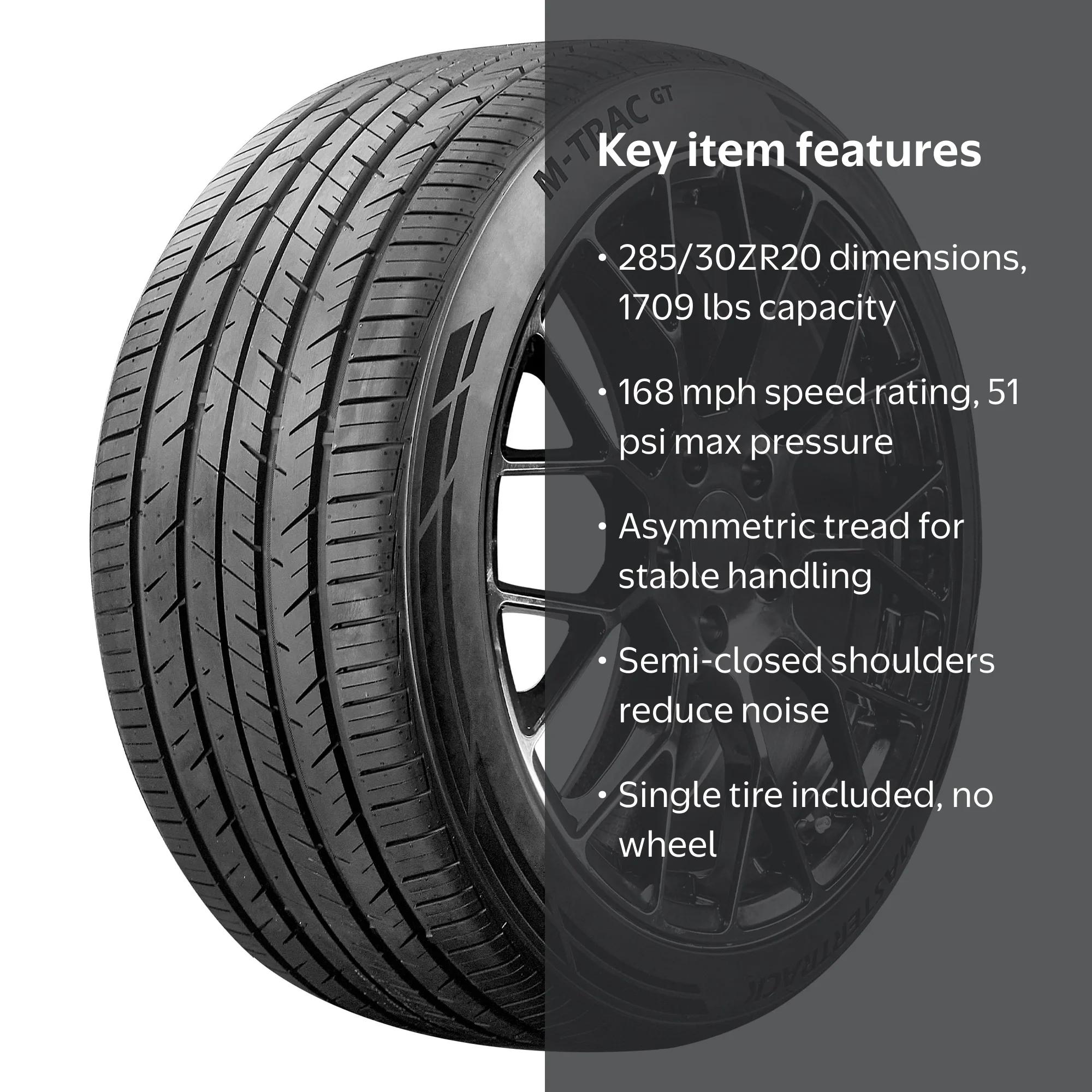 Mastertrack M-TRAC GT High Performance 285/30ZR20 99W XL A/S