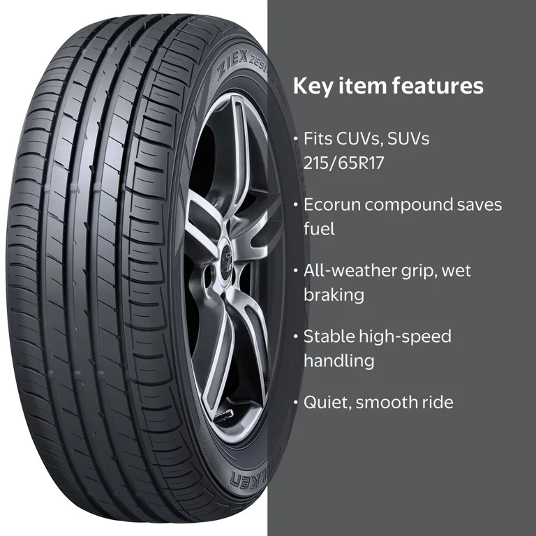 Falken Ziex ZE-914 Ecorun Passenger Tire, Summer, 215/65R17 99V