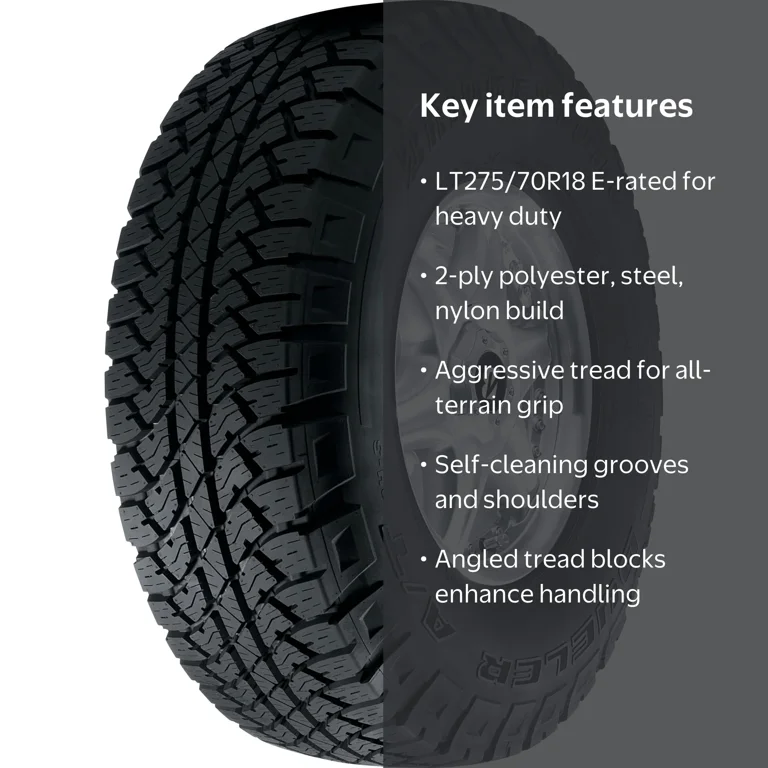 Bridgestone, Light Truck Tire, LT275/70R18, All Terrain - Walmart.com