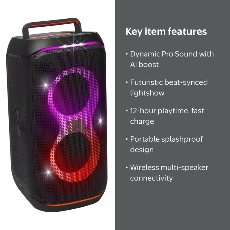 JBL, PartyBox, 120, Portable Bluetooth Party Speaker - Walmart.com