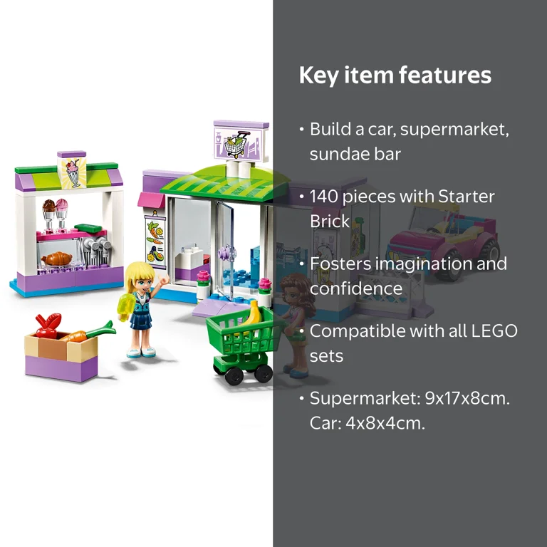 LEGO Friends Heartlake City Supermarket 41362 Building Set (140