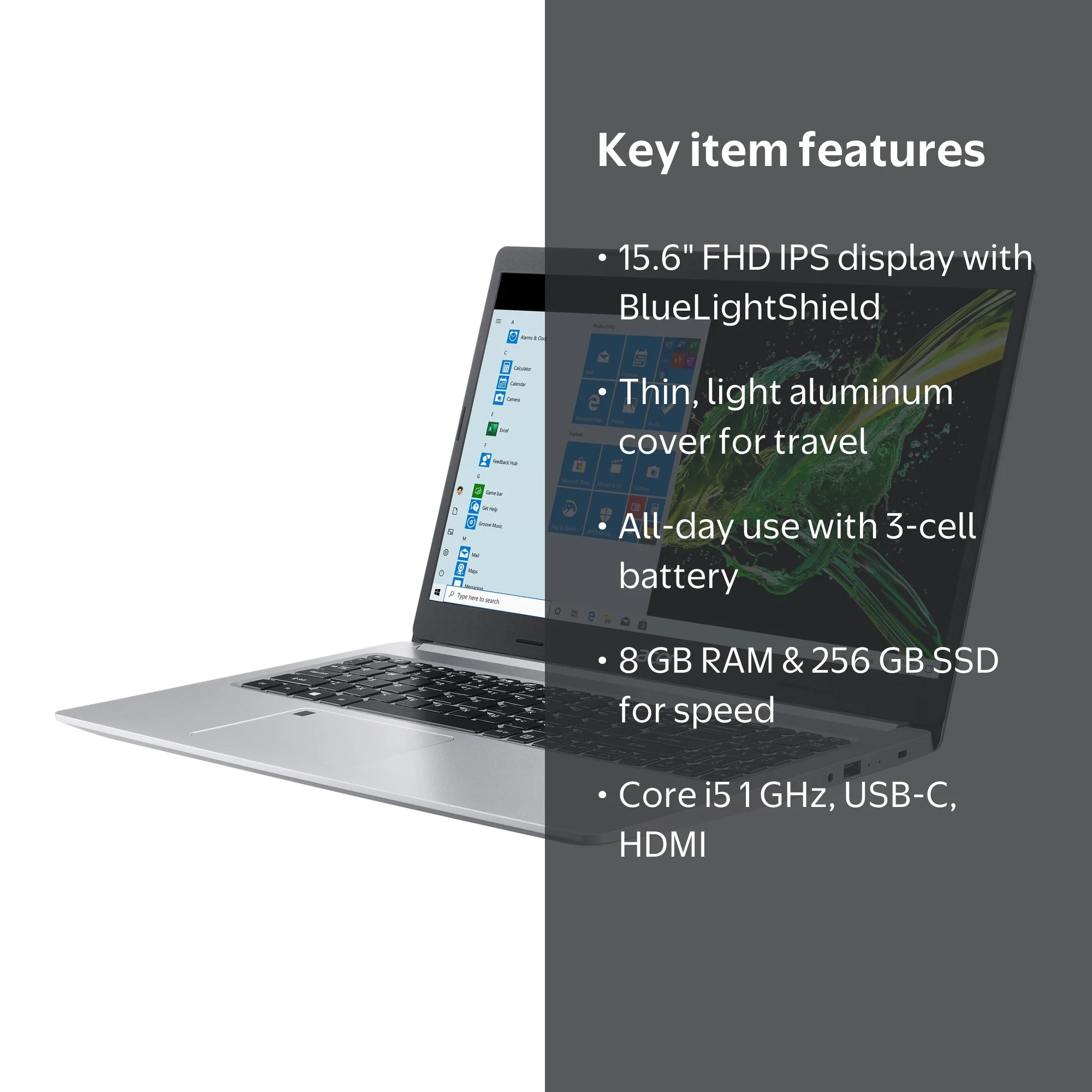 Acer Aspire 5 A515 - Core i5 1035G1 - 8GB RAM - 256GB SSD - 15.6
