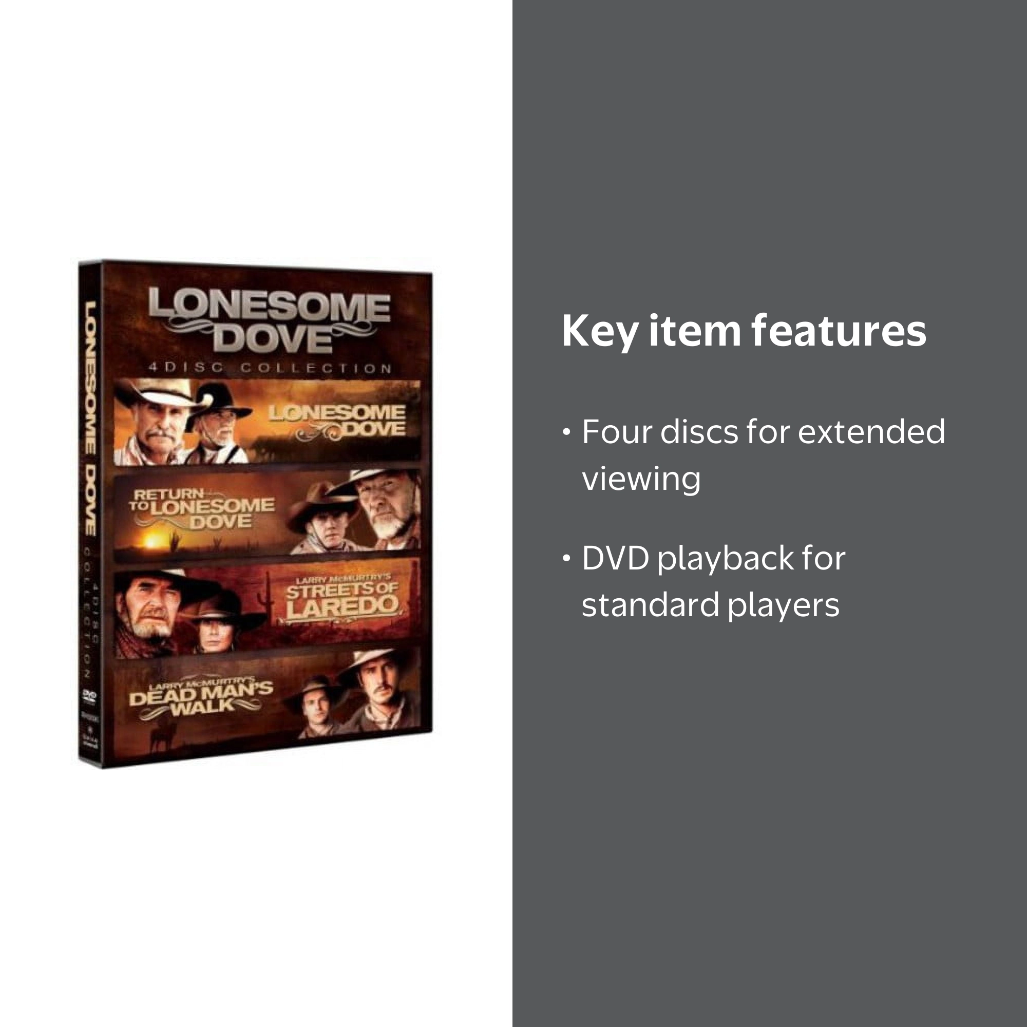 Lonesome Dove Collection: 4-Disc DVD Set Featuring Robert Duvall