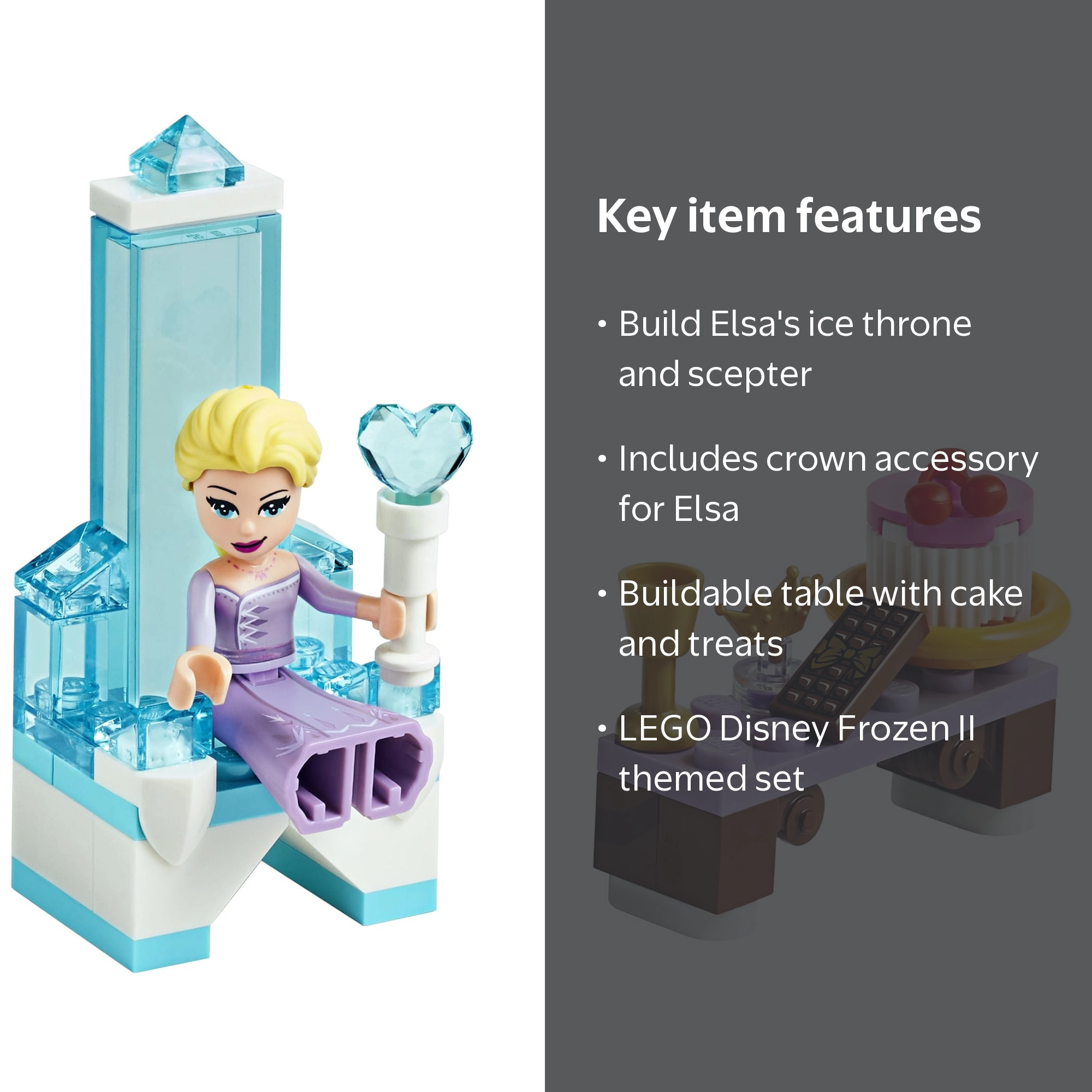 LEGO Disney Frozen II Elsa's Winter Throne 30553 & Accessories