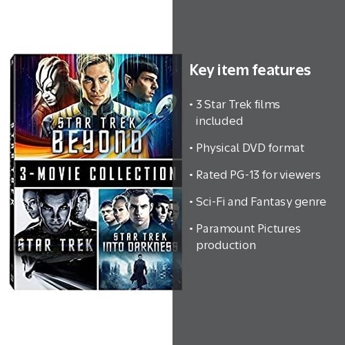 Star Trek: 3-Movie Collection (DVD), Paramount, Sci-Fi & Fantasy