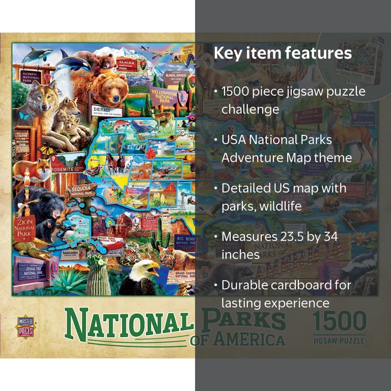 MasterPieces 1500 Piece Jigsaw Puzzle for Adults - National Parks