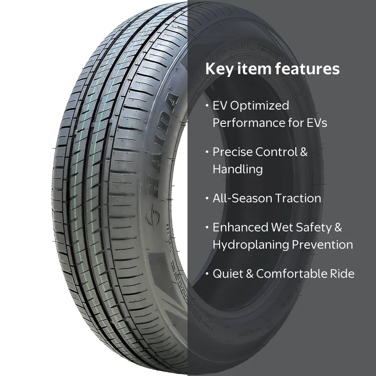 Haida, All Season Tire, 165/65R15 81H Touring, EV Compatible