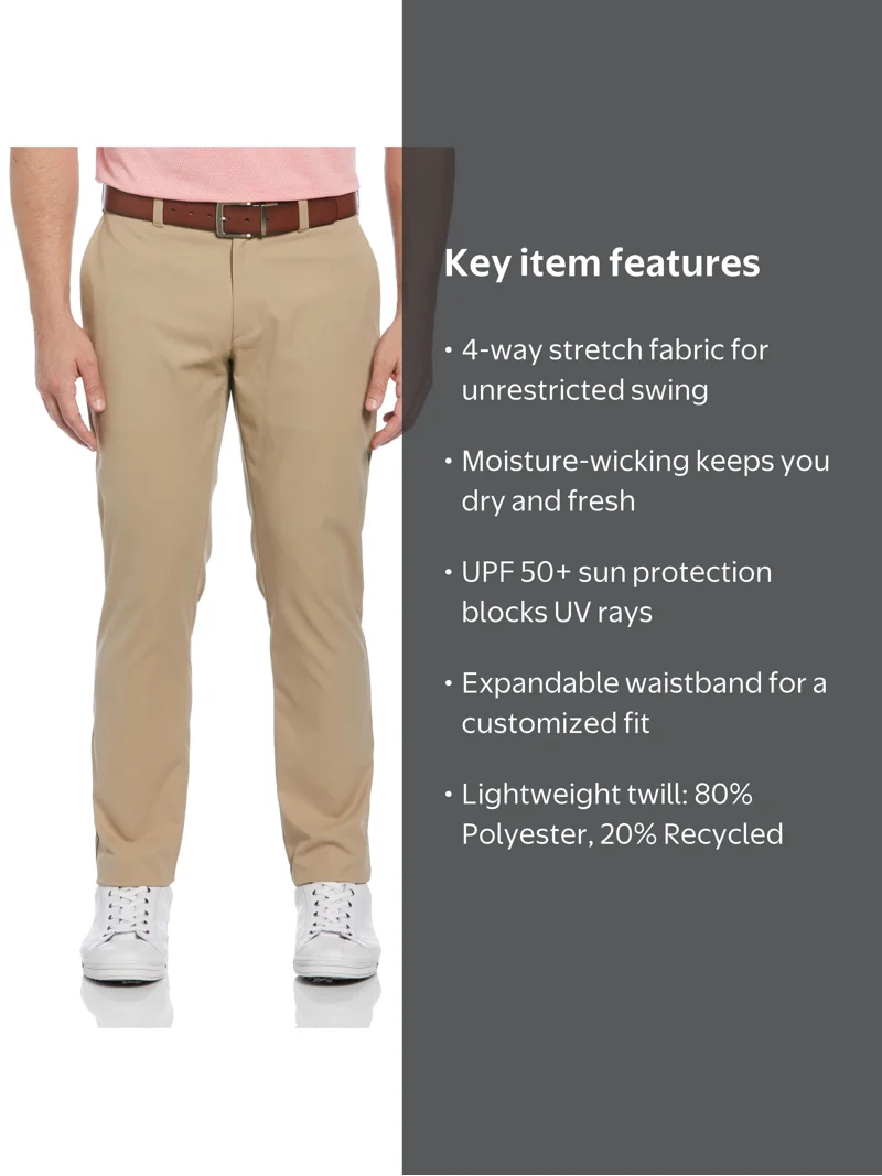 Ben Hogan Men's and Big Men's Flex 4-Way Stretch Golf Pants with