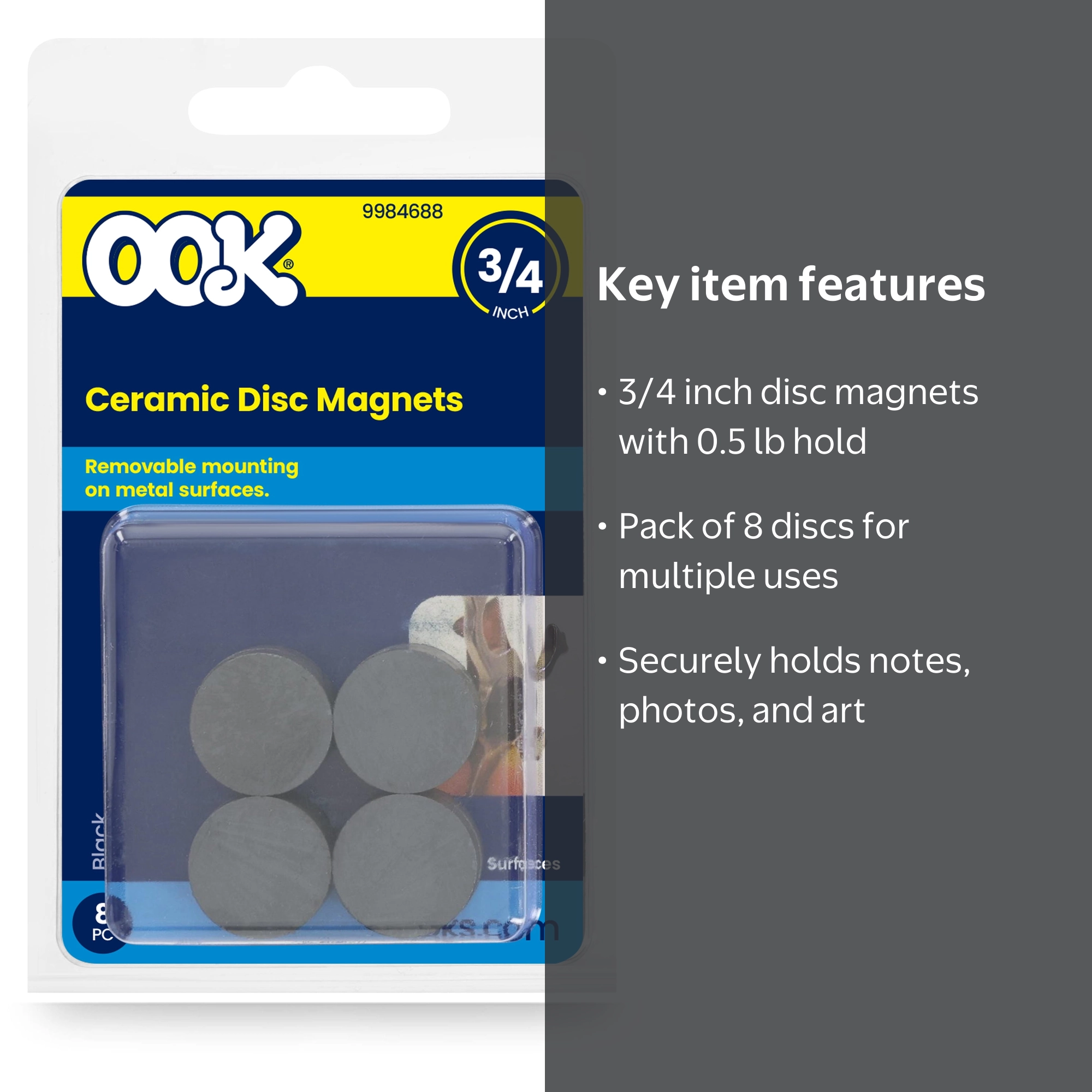 Ook Disc Magnets, 3/4