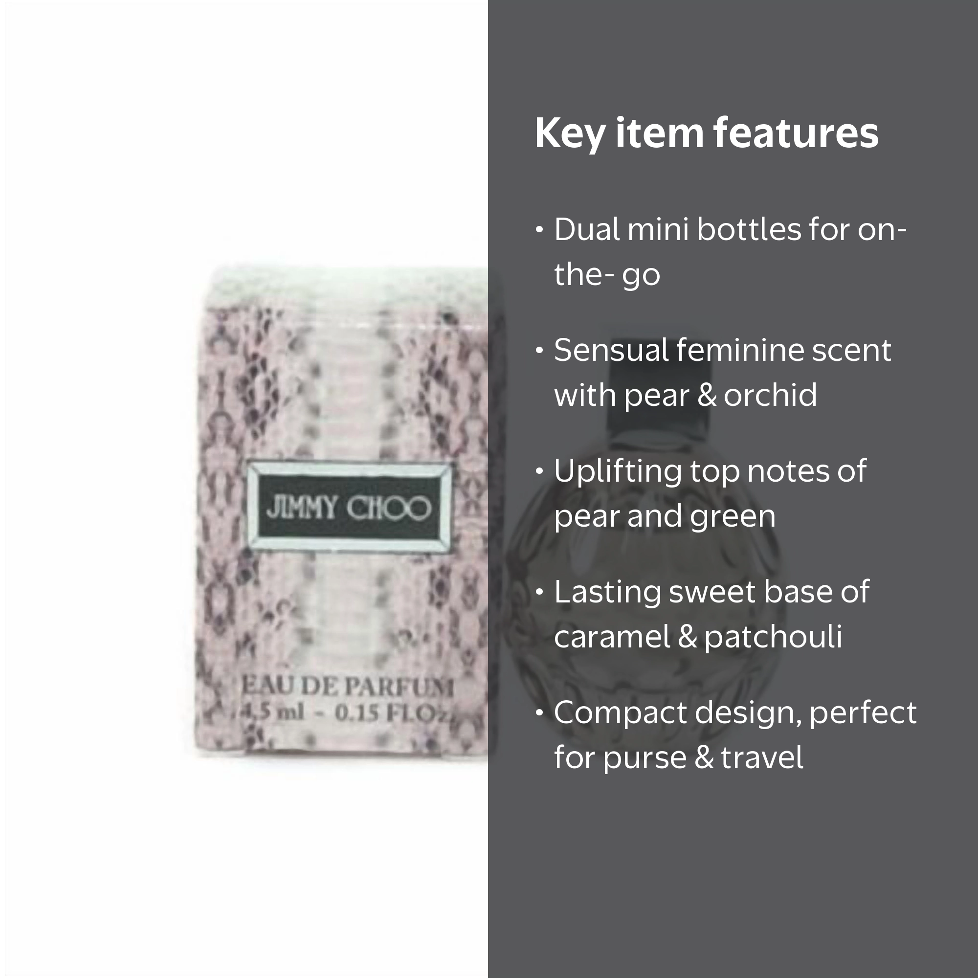 Jimmy Choo, Eau De Parfum, 4.5 Ml, Mini Perfume For Women