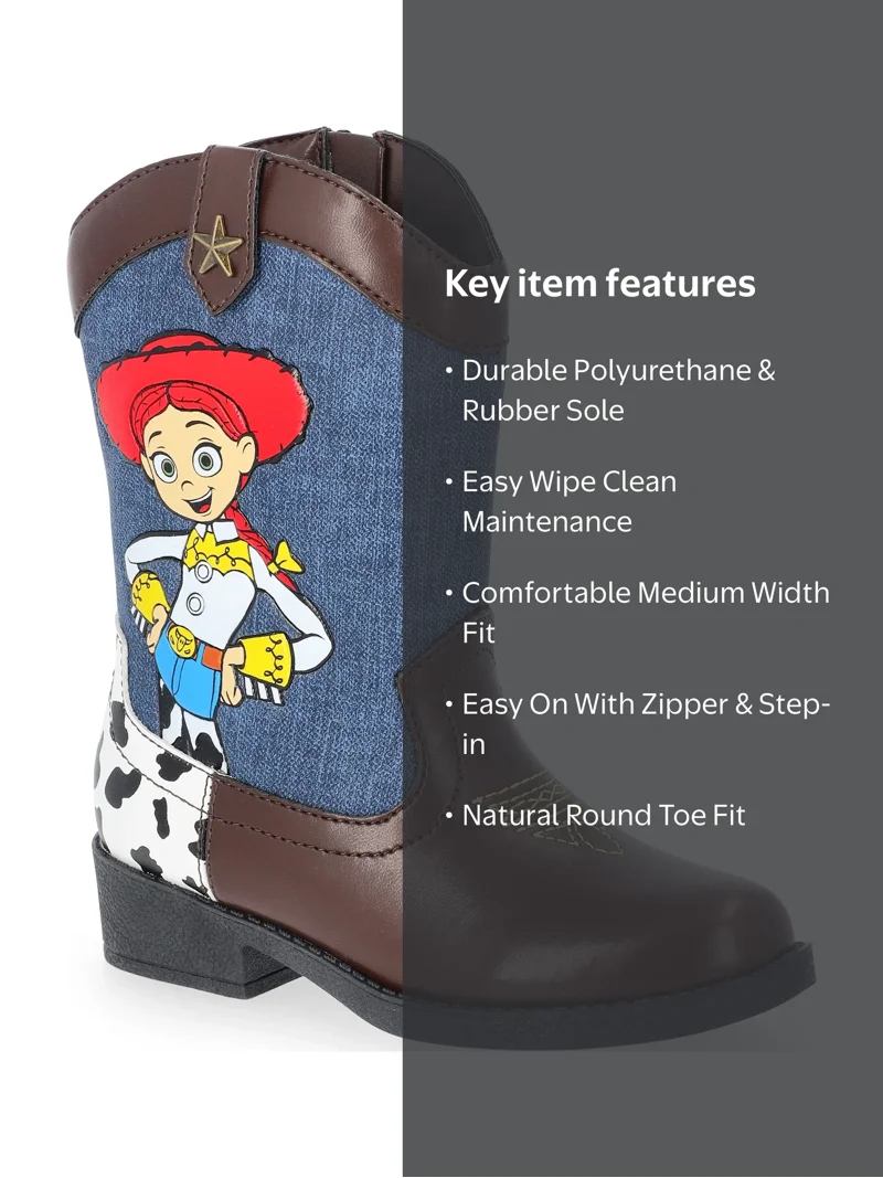 Disney Pixar Toy Story Toddler Girls Jessie Western Cowboy Boots