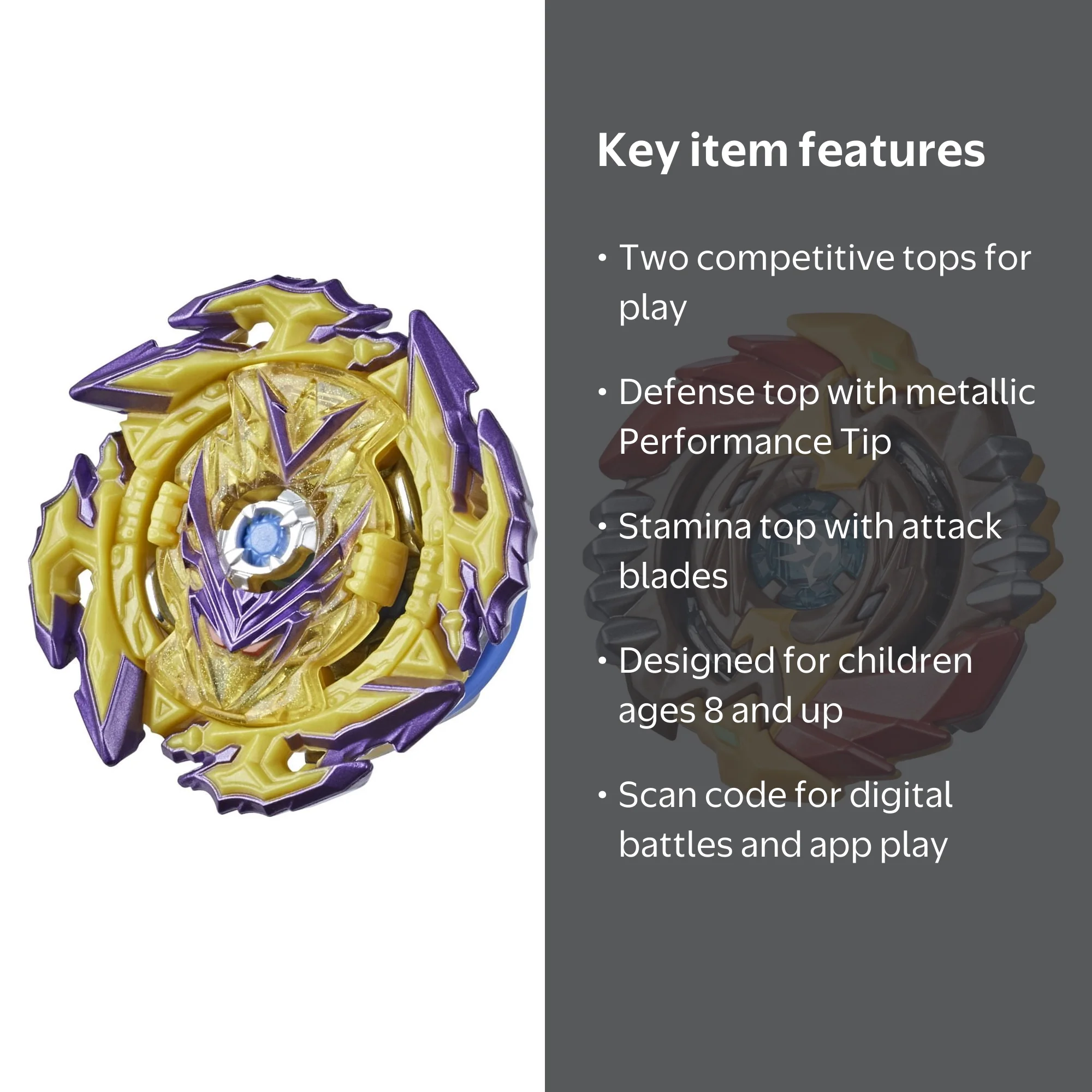 Beyblade Burst Surge Speedstorm Spear Valtryek V6 and Regulus R6