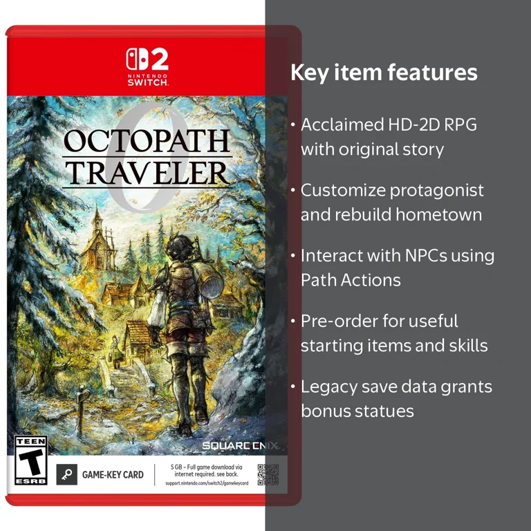 Square Enix Octopath Traveler 2 Nintendo Switch 2 Role-Playing