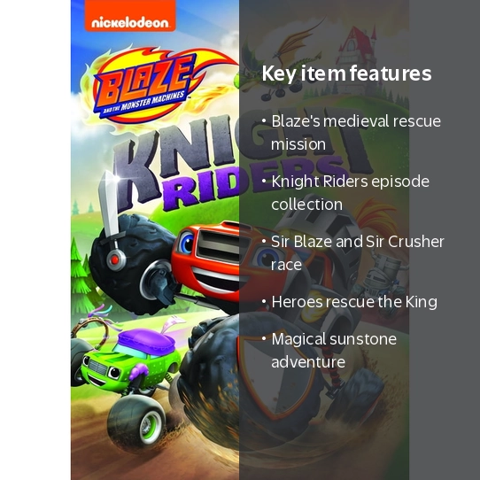 Blaze And The Monster Machines: Knight Riders (DVD), Nickelodeon