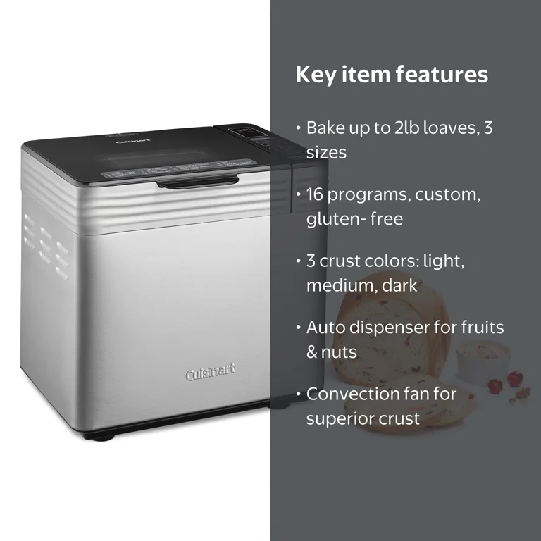 Cuisinart CBK-210 Stainless Steel Convection Bread Maker with