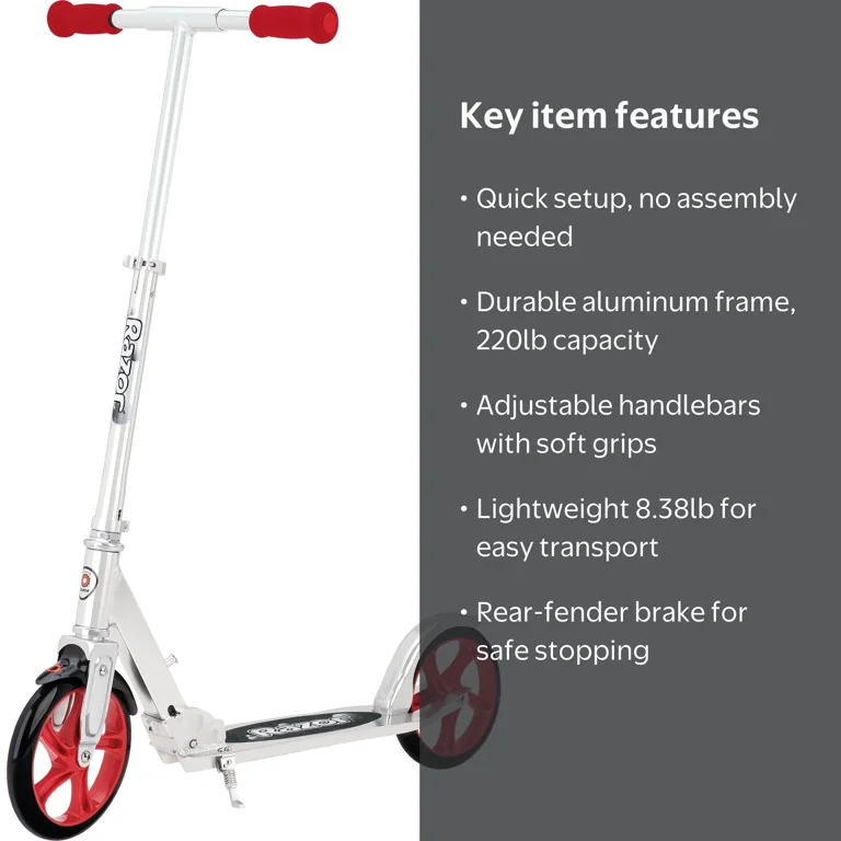 Razor, Kick Scooter, A5 Lux, Large 8