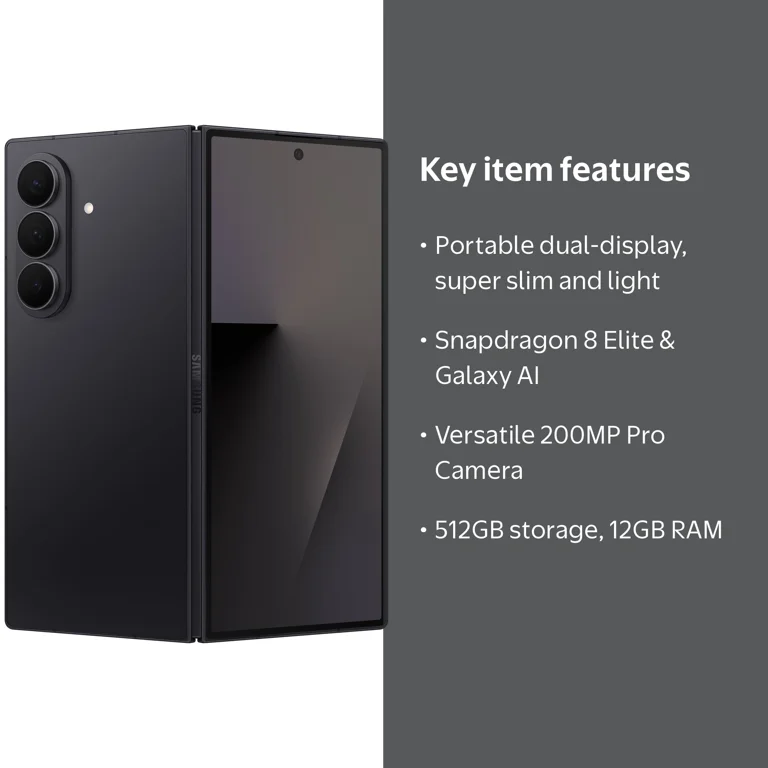 Samsung Galaxy Z Fold7 5G 512GB 12GB RAM Foldable Smartphone with